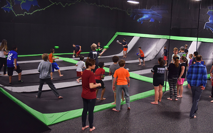 High rise shop trampoline park